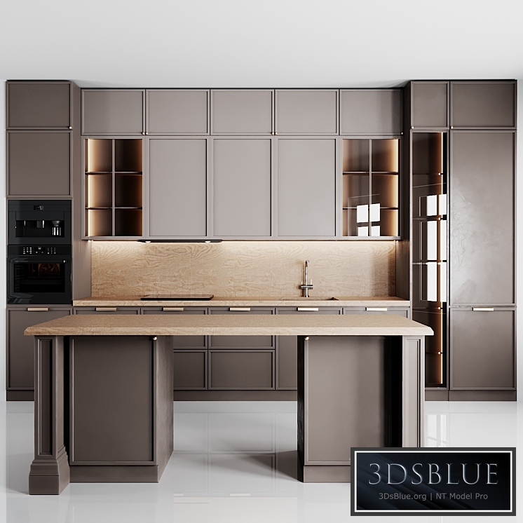 kitchen 111 3DS Max - thumbnail 3