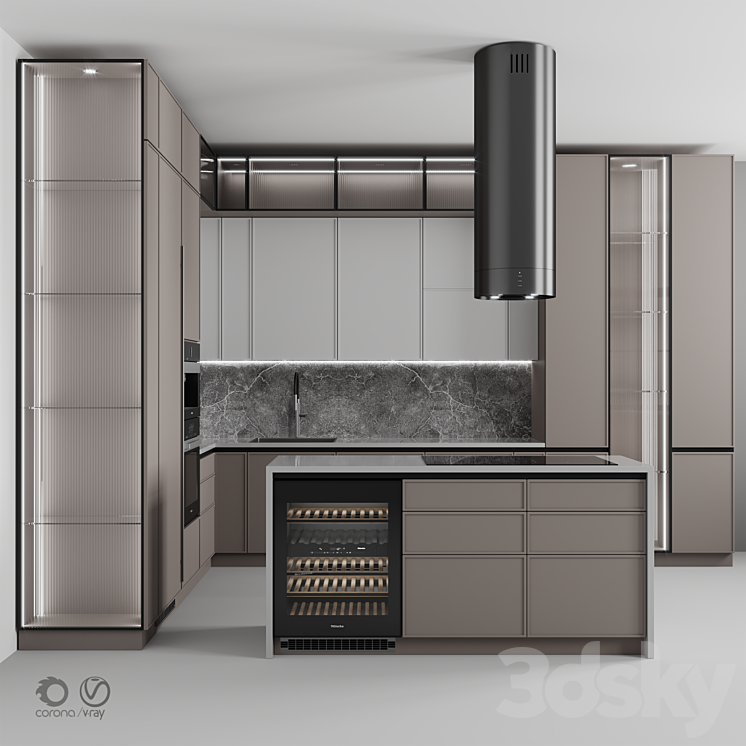 Kitchen ?113 3DS Max - thumbnail 1