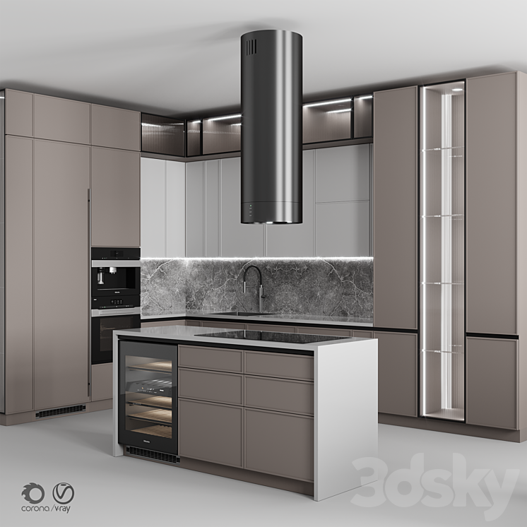 Kitchen ?113 3DS Max - thumbnail 2