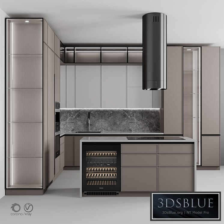 Kitchen ?113 3DS Max - thumbnail 3