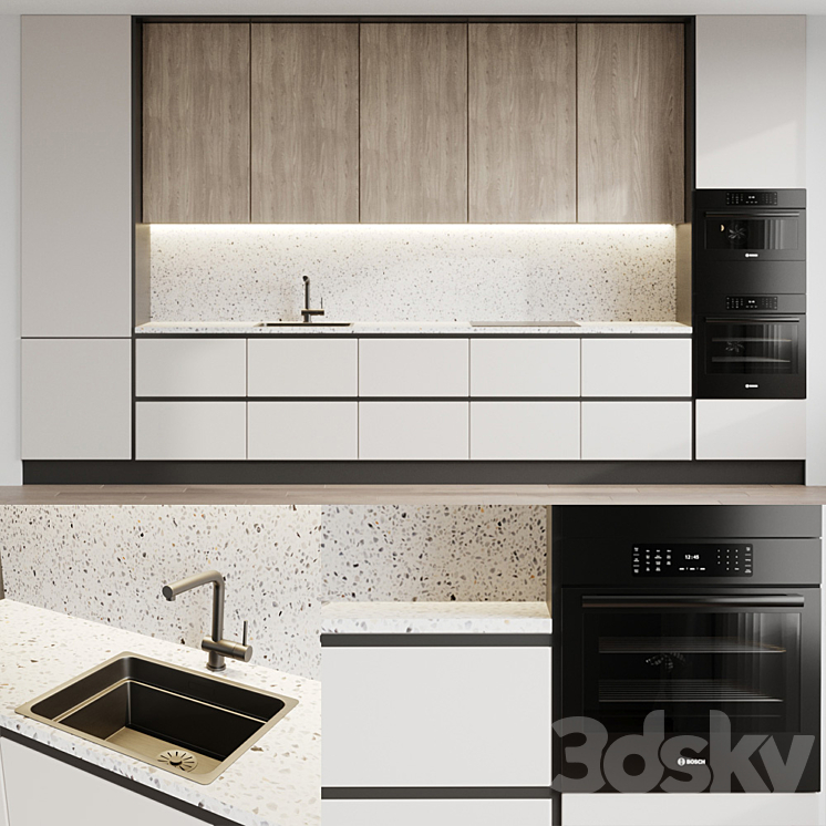 Kitchen 12 3DS Max - thumbnail 1