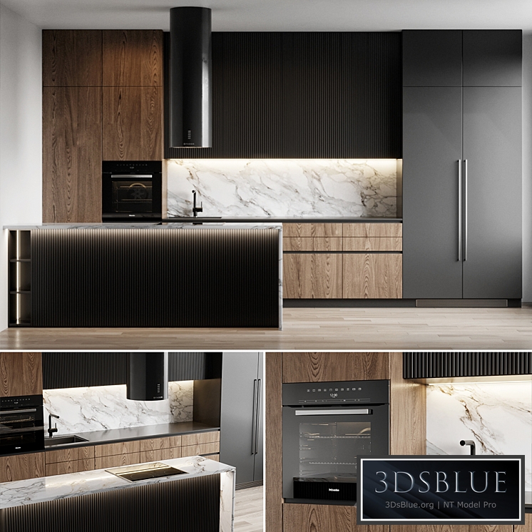 Kitchen 12 3DS Max - thumbnail 3