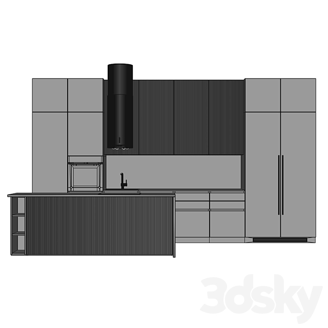 Kitchen 12 3DSMax File - thumbnail 4