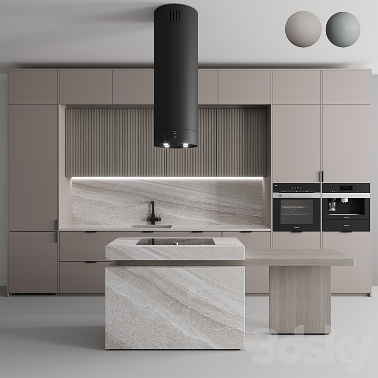 Kitchen ?123 3DS Max - thumbnail 1