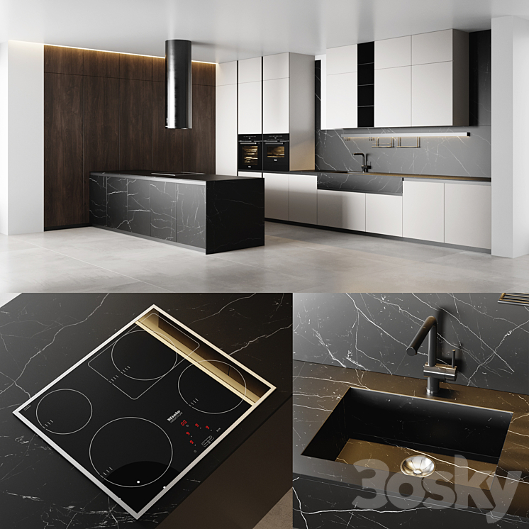 Kitchen 13 3DS Max - thumbnail 1