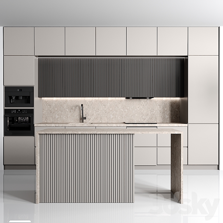 kitchen 131 3DS Max - thumbnail 1