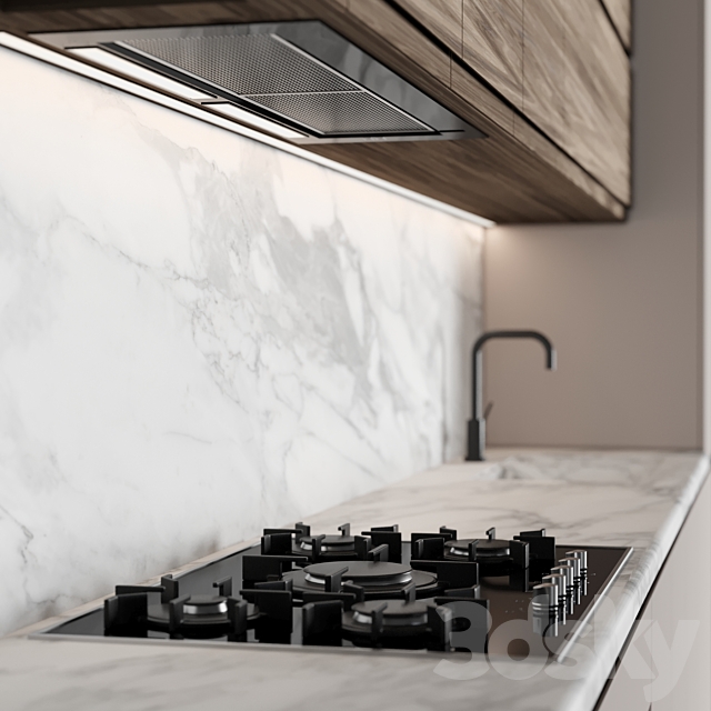 kitchen 133 3DS Max Model - thumbnail 3