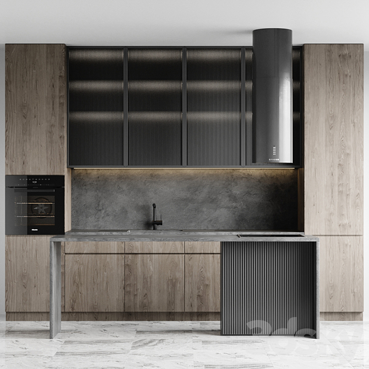 Kitchen 14 3DS Max - thumbnail 1