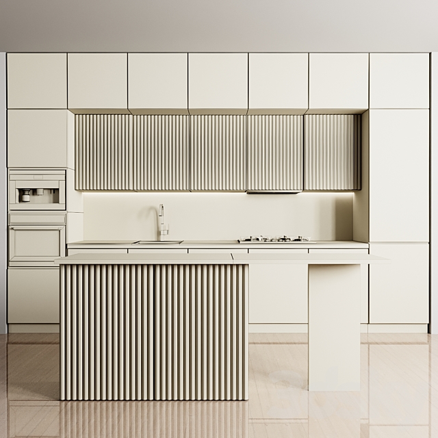 kitchen 145 3DS Max Model - thumbnail 6