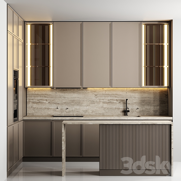 kitchen 186 3DS Max Model - thumbnail 1