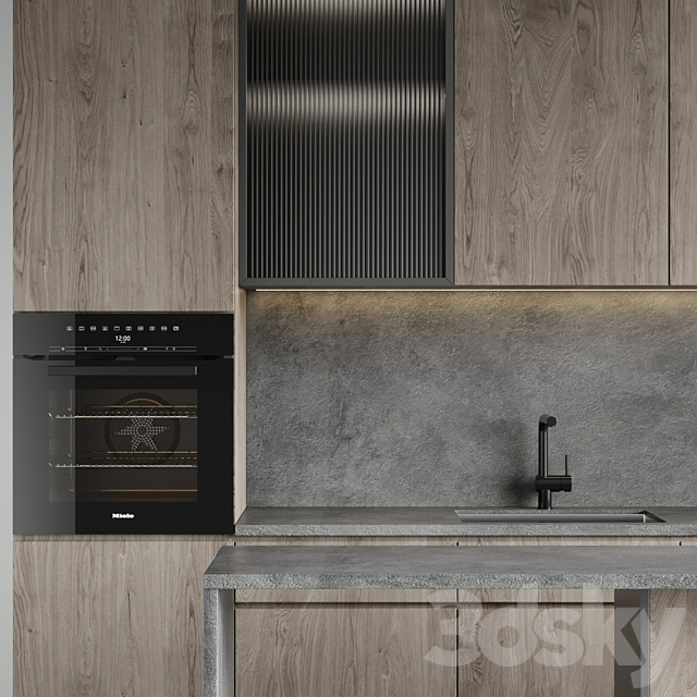 Kitchen 19 3DS Max Model - thumbnail 3