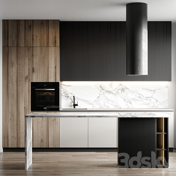 Kitchen 22 3DS Max - thumbnail 1