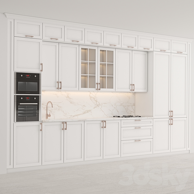 Kitchen 24 3DS Max Model - thumbnail 2