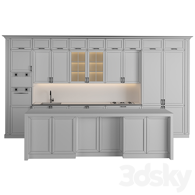 Kitchen 24 3DS Max Model - thumbnail 4