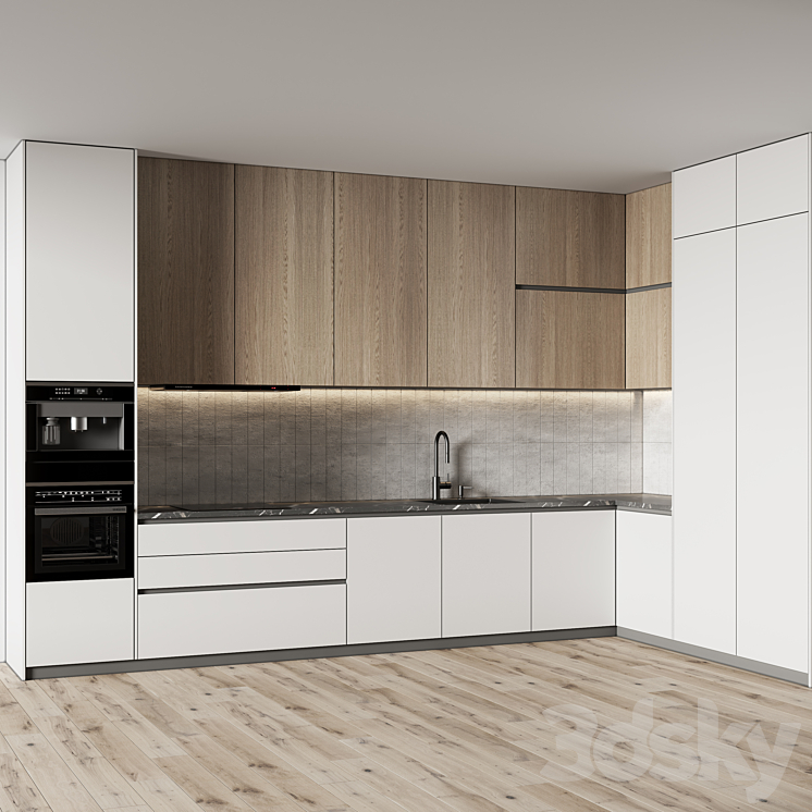 kitchen 25 3DS Max Model - thumbnail 1