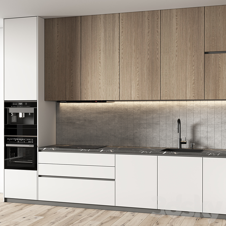 kitchen 25 3DS Max Model - thumbnail 2