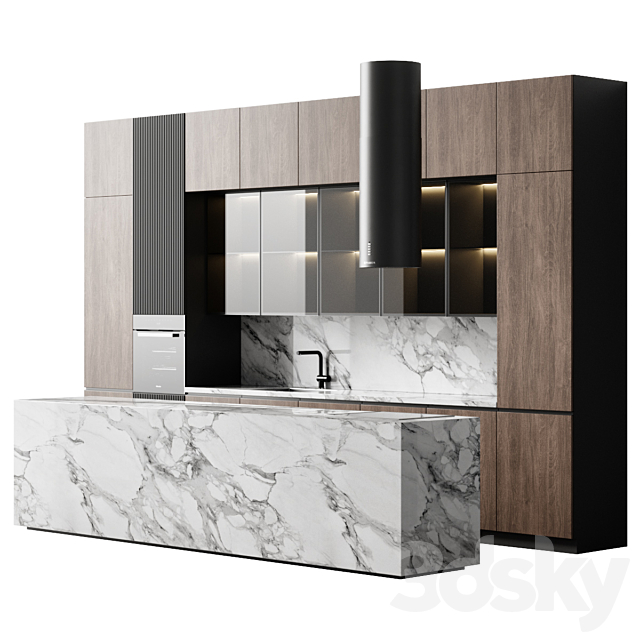 kitchen 25 3DSMax File - thumbnail 1