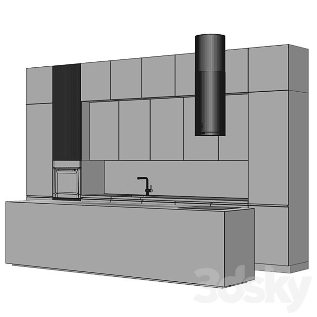 kitchen 25 3DSMax File - thumbnail 4