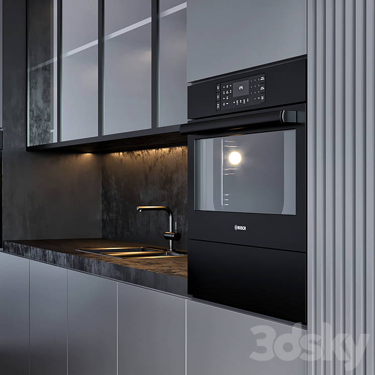 kitchen 26 3DS Max - thumbnail 2