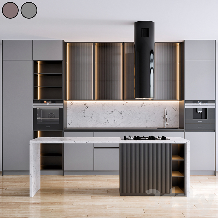 kitchen 26 3DS Max - thumbnail 1