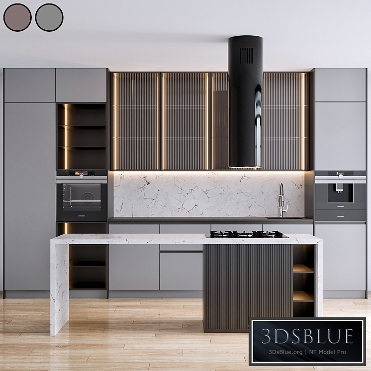 kitchen 26 3DS Max - thumbnail 3