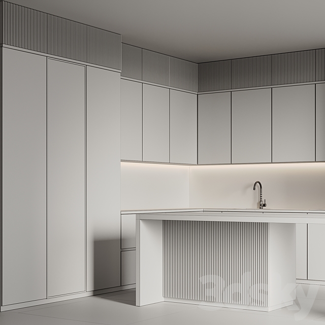 kitchen 27 3DS Max Model - thumbnail 6