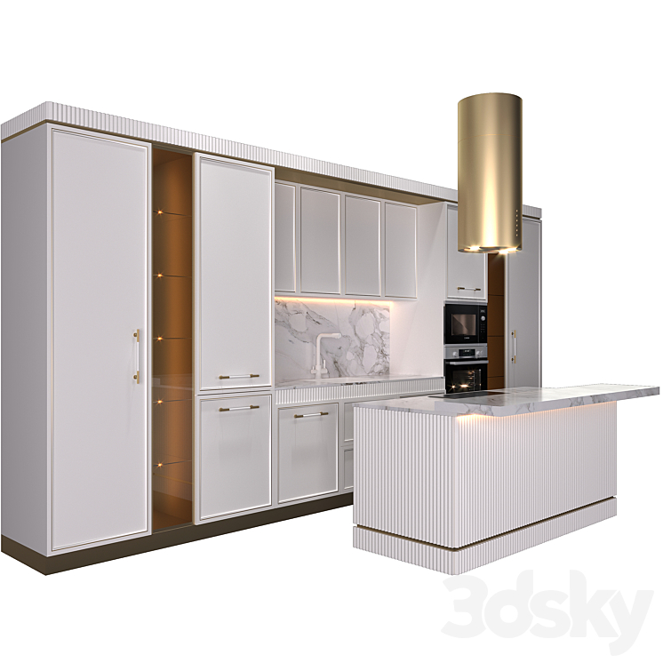 Kitchen 29 3DS Max - thumbnail 2