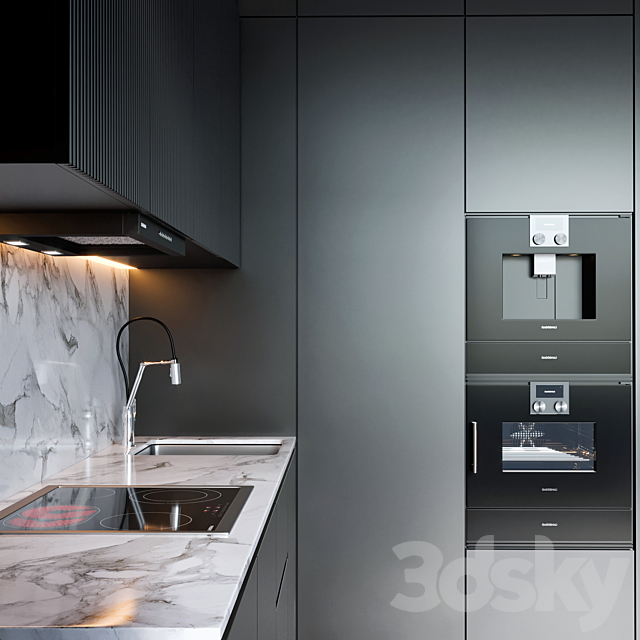 kitchen 29 3DS Max Model - thumbnail 3