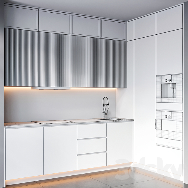 kitchen 29 3DS Max Model - thumbnail 5