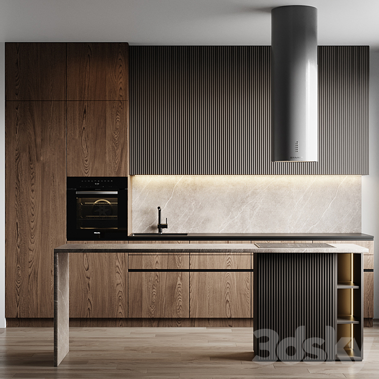 Kitchen 3 3DS Max - thumbnail 1