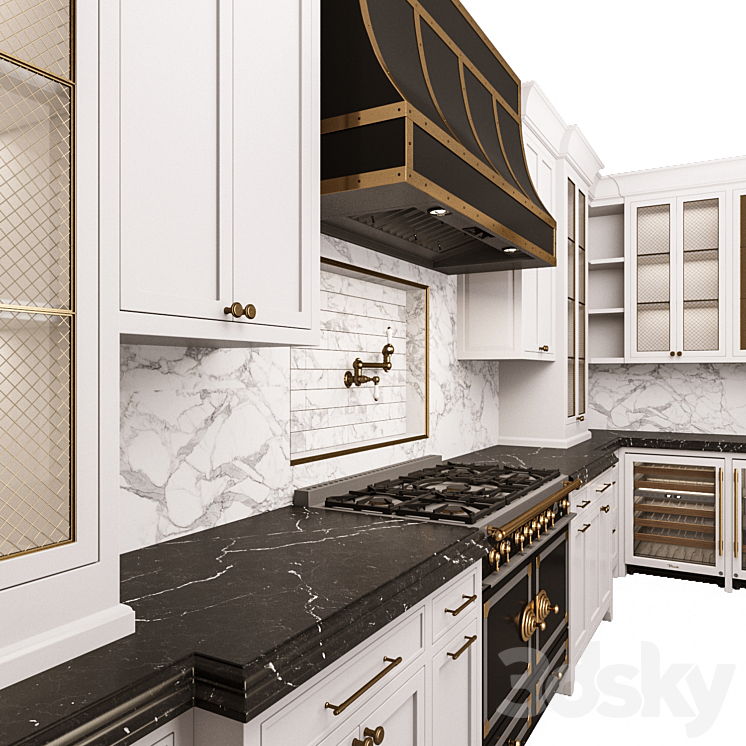 Kitchen 3 3DS Max - thumbnail 2