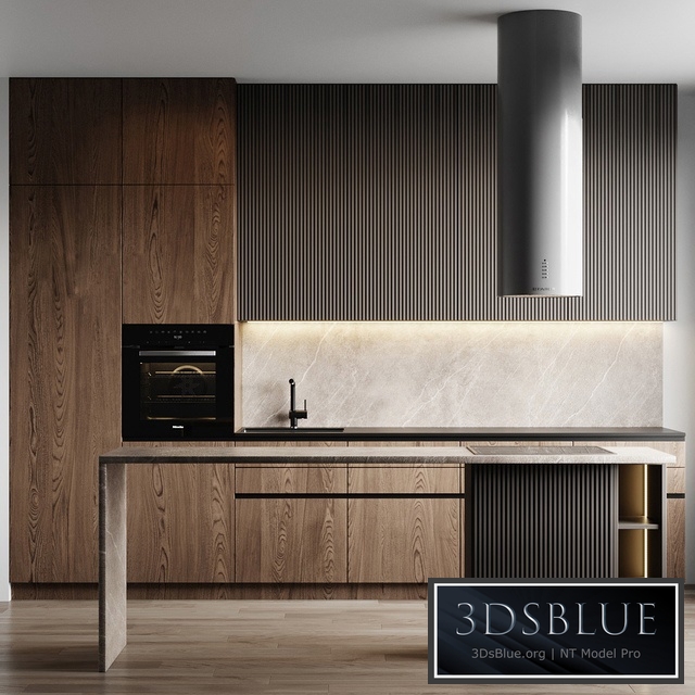 Kitchen 3 3DS Max - thumbnail 3