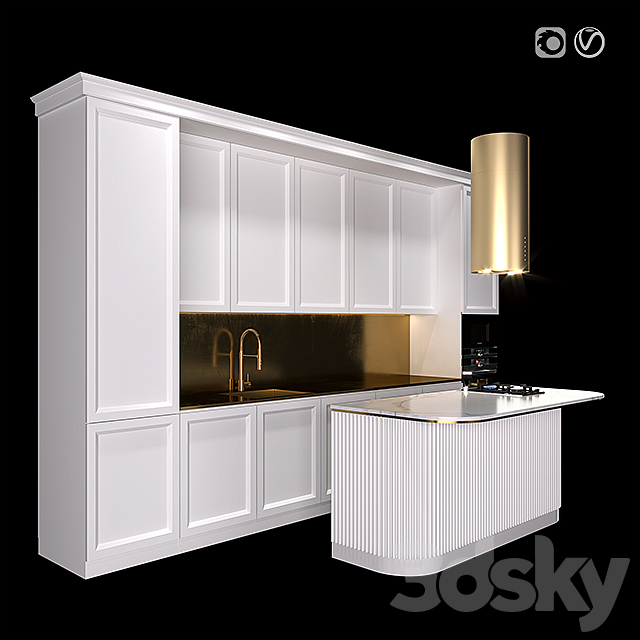 Kitchen 3 3DSMax File - thumbnail 2