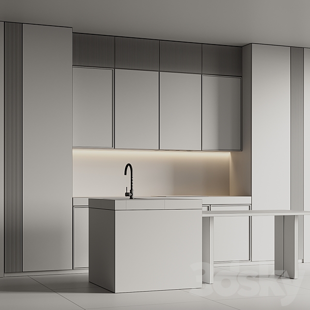 kitchen 30 3DS Max Model - thumbnail 7