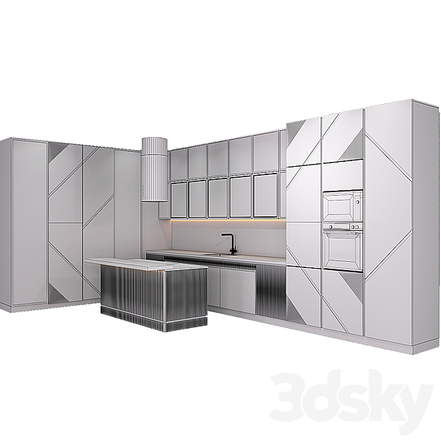 Kitchen 31 3DS Max Model - thumbnail 6