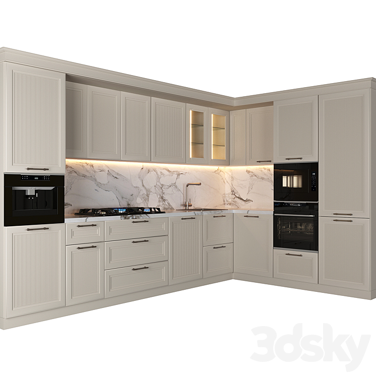 Kitchen 33 3DS Max - thumbnail 2