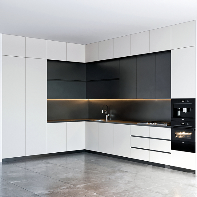 kitchen 33 3DS Max Model - thumbnail 2