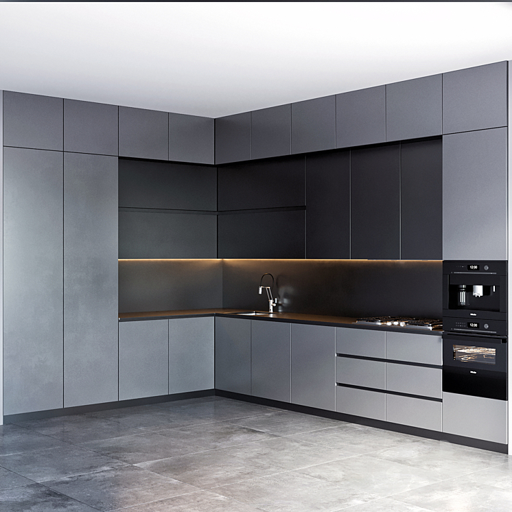 kitchen 34 3DS Max - thumbnail 2