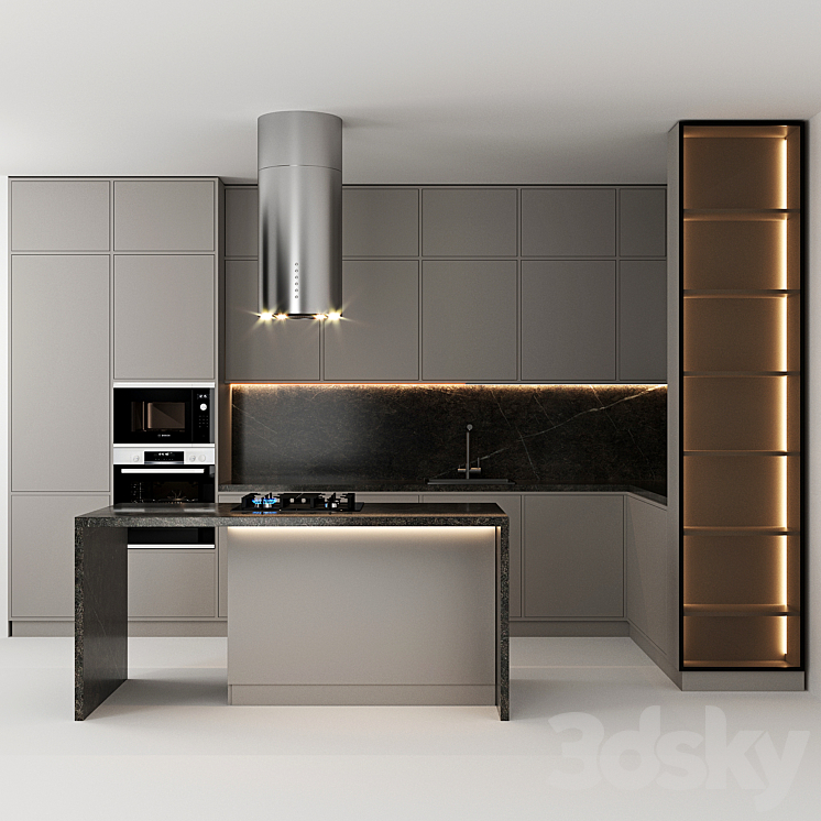 Kitchen 36 3DS Max - thumbnail 1