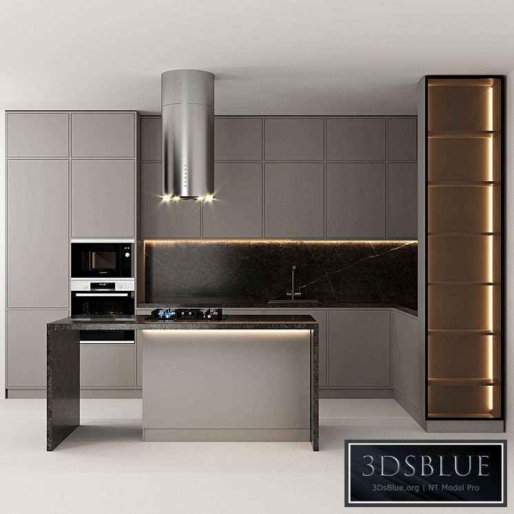 Kitchen 36 3DS Max - thumbnail 3