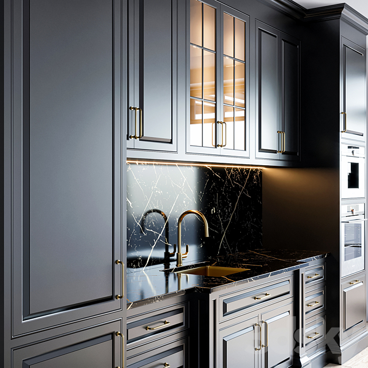 kitchen 38 3DS Max - thumbnail 2