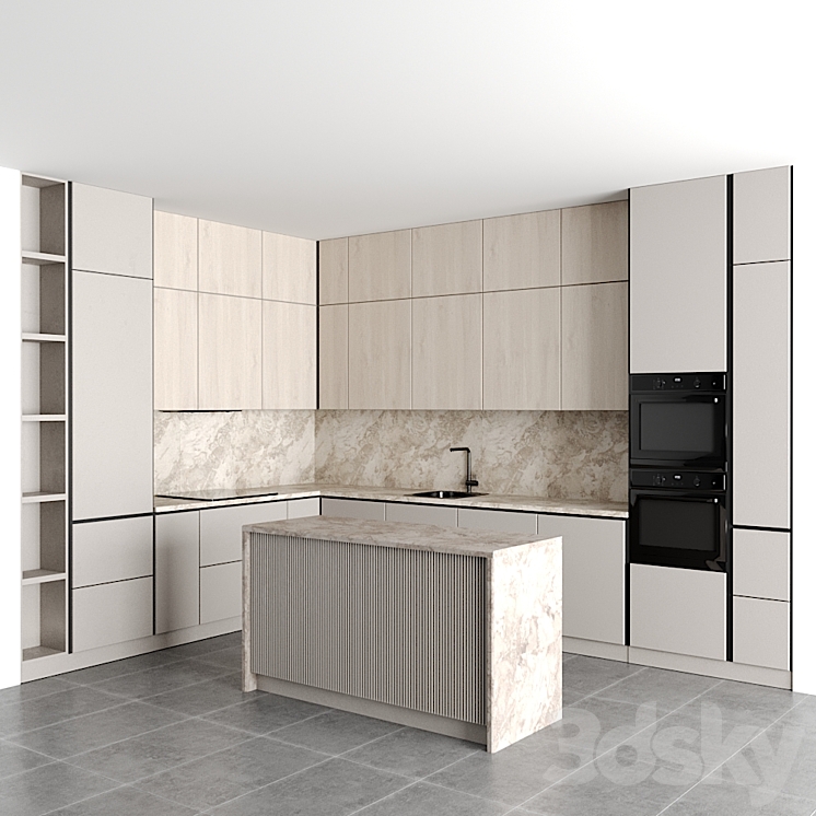 kitchen 3DS Max - thumbnail 1