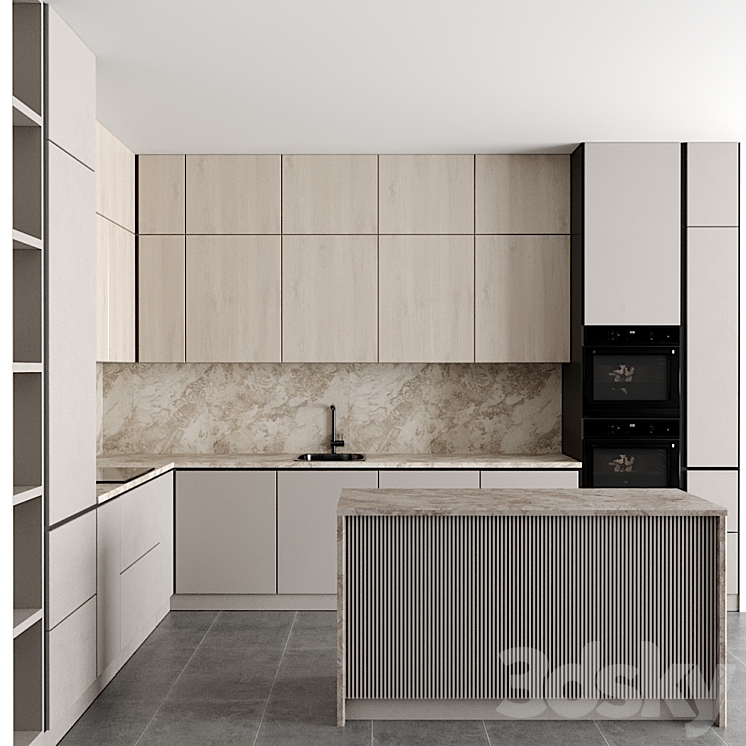 kitchen 3DS Max - thumbnail 2