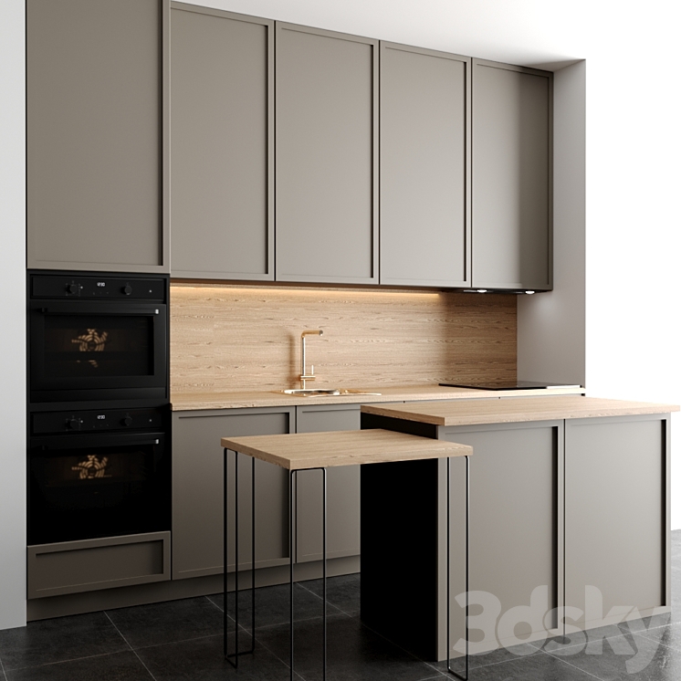 kitchen 3DS Max - thumbnail 2