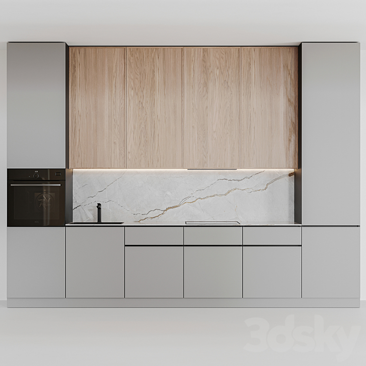 Kitchen 3DS Max - thumbnail 2