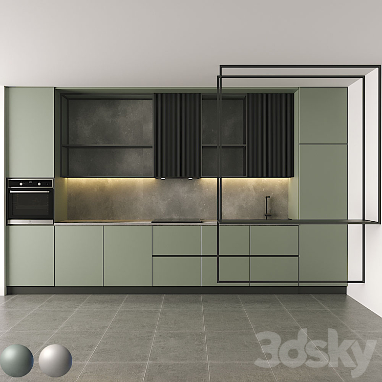 kitchen 3DS Max - thumbnail 1