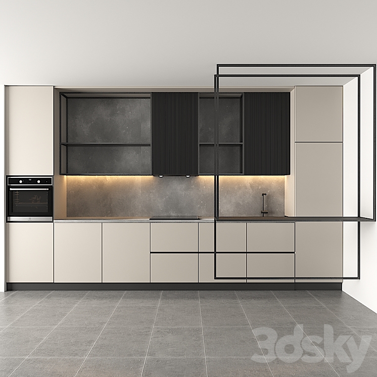 kitchen 3DS Max - thumbnail 2