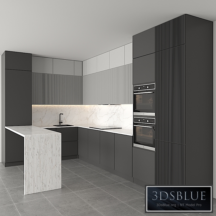 kitchen 3DS Max - thumbnail 3