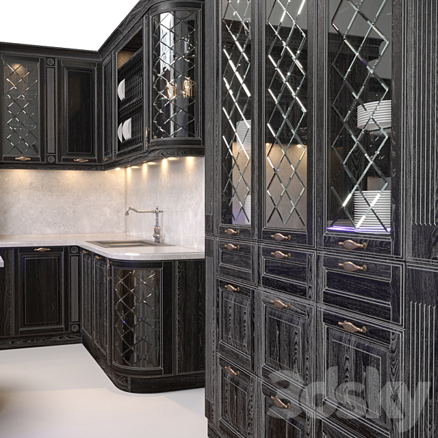 Kitchen 3DS Max Model - thumbnail 2