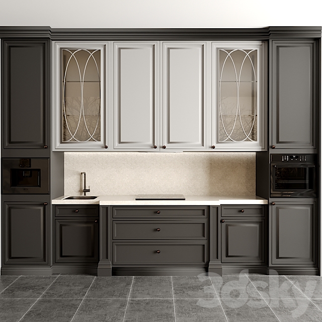 kitchen 3DS Max Model - thumbnail 4